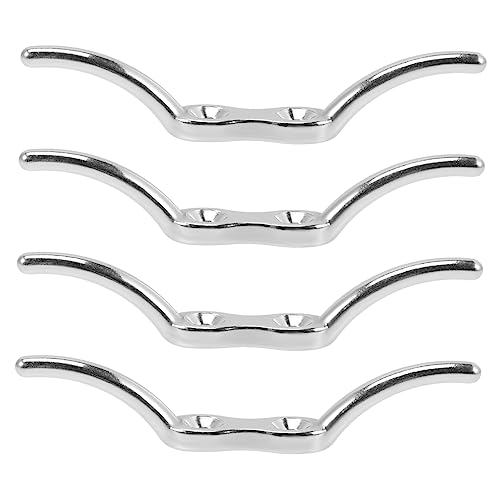 GAROZATION Boat Hardware Set Stainless Steel Marine Dock Cleats Rope Holder Flag Pole Accessories Boat Mooring Accessories