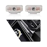 2pcs Car Door Lights Projector Puddle Light fit for FX37 FX50 G37 G25 Q50 Q60 M25 M35 M37 QX56 QX70 QX80 Car Accessories (Infiniti Gold)