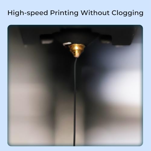 Image of Creality Carbon Fiber PLA Filament 1.75mm 2KG, Hyper PLA-CF for High-Speed Printing 50-300mm /s, Dimensional Accuracy + /- 0.03mm Accuracy,Fits for Most FDM 3D Printers(Black & Black 2-Pack)
