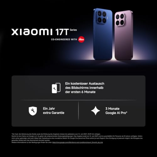 XIAOMI 17T Pro Smartphone 12+512GB, 7000mAh, Leica 5X Telekamera, Deep Blue