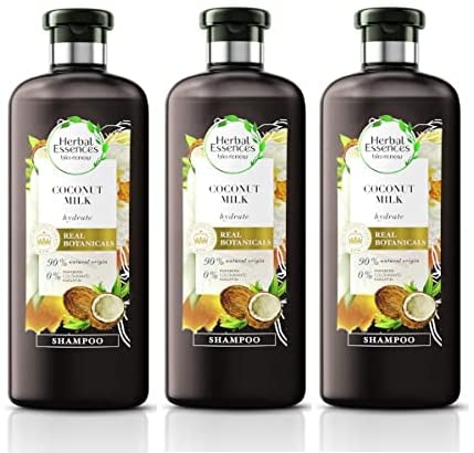 Herbal Essences Champú de leche de coco, 3 unidades (3 x 250 ml)