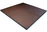 Farbe: rot-brau WKH GmbH 20 qm (20 Stück) Stallmatten, Paddockmatten, Gummimatten, Boxenmatte 100x100x3 cm