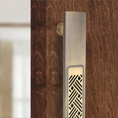Image of COMPASS Main Door Handle | Door Handles for Main Door | Pull Handles for All The Doors of House | Office | Hotels, Antique Finish (PH-R180, 12 Inch)