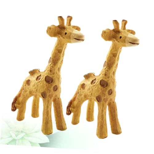 Statues de girafe en résine faites à la main pour décoration chic - 3
