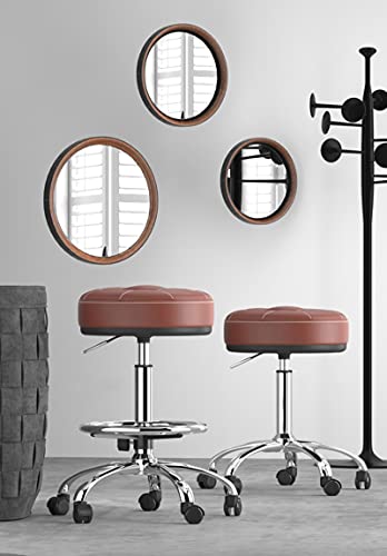 Chaise de spa médical et tatouage avec tabouret pivotant réglable à roulettes