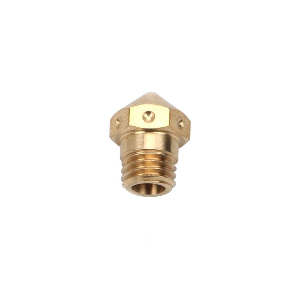 Druckerteile 200pcs Messing MK10 Düse für Hotend Kit Mk10 Messing Düse M7 3D Drucker Kit für Makerbot 3D Drucker Teile Ersatzteile (Größe : 0.3MM) (Size : 0.3MM)
