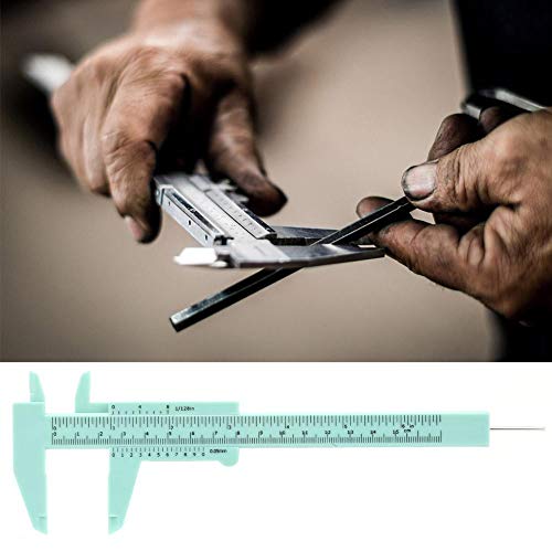 Calibrador Vernier de Regla Doble de Plástico 150 mm miniatura 7