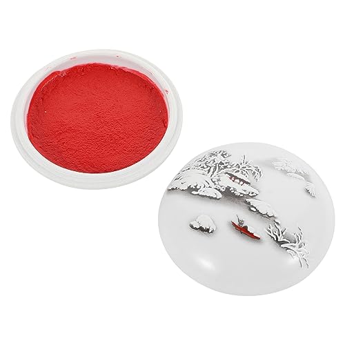 Angoily Tampone per Delicato per Calligrafia e Pittura Colore Rosso 1 Pezzo per Studenti e Insegnanti Pratico per