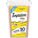Temptations Cat Treats Classic Crunchy and Soft Cat Treats, Tasty Chicken Flavor, 30 oz. Tub