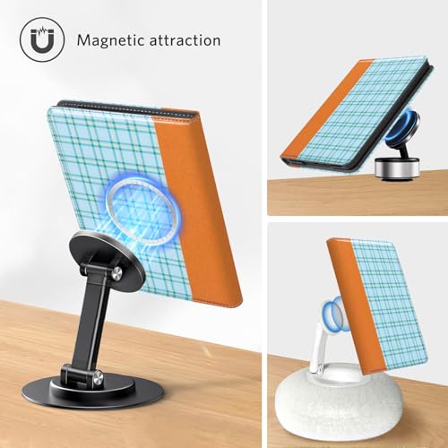 Image of CoBak Stand Case for 7 inch Kindle Paperwhite 12th Gen 2024 and Kindle Colorsoft with Hand Strap - Compatible with iPhone MagSafe, for Samsung /Belkin /Anker Wireless Charging Pads, Durable, Auto Sleep Wake