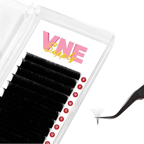 Eyelash Extensions 0.05 C CC D DD J B L Curl 13-20mm Lash Extensions Supplies Individual Lashes Premium Silk Volume & Classic Lash Soft Matte Dark Professional Eyelashes Extension