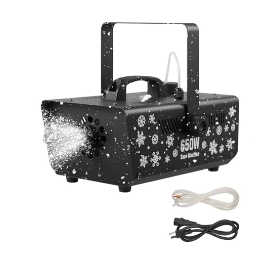 Versatile 650W Handheld Snow Machine