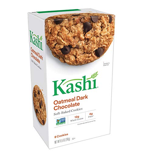 (Discontinued By Manufacturer) Kashi, Soft-Baked Cookies, Oatmeal Dark Chocolate, Non-GMO Project Verified, 8.5 Oz, 8 Count Per Pack(Pack of 3)