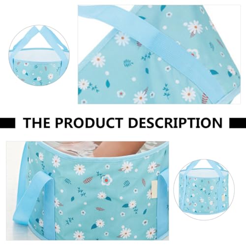Bañera Plegable Portátil para Pies Sky-blue Mediana miniatura 3
