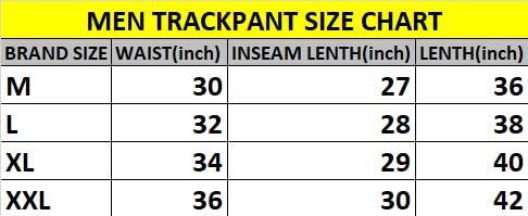 Image of Zeffit Men's Slim Fit Track Pants, Cotton, Elastic Waist, Side Pockets, Running & Gym