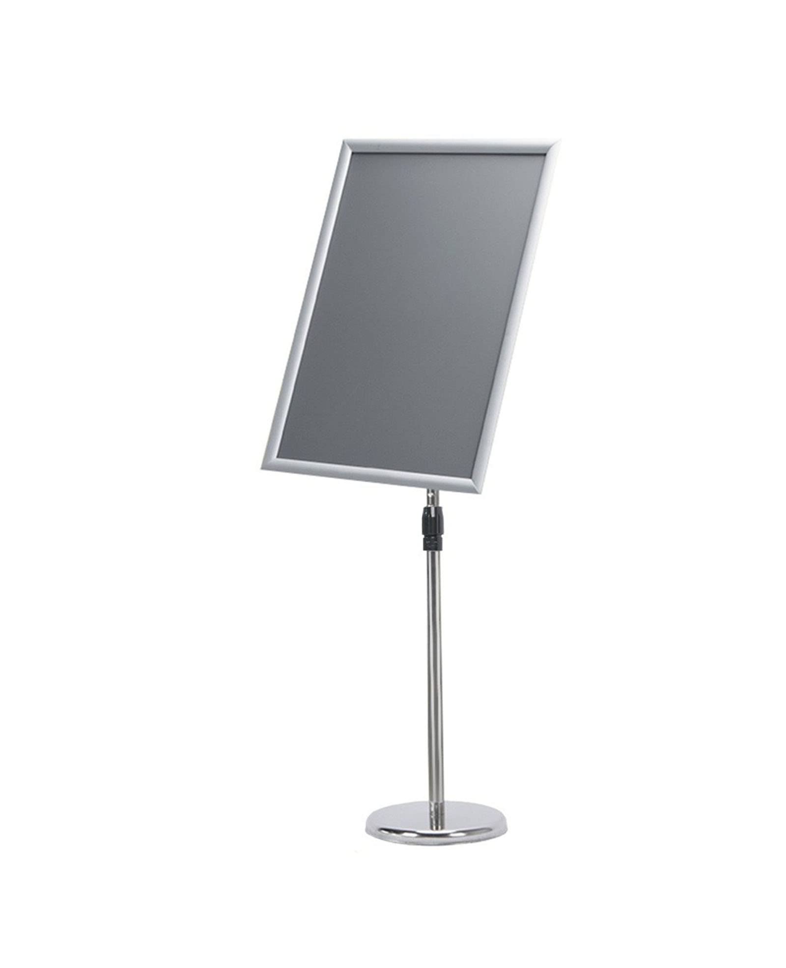 Support pour affiches sur pied A2 en aluminium anodisé haute stabilité