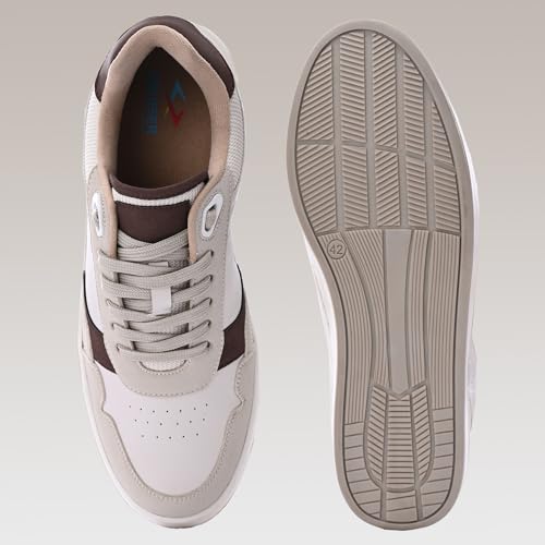 Image of Cruiser Sneaker for Men | Lightweight & Comfortable | Stylish Lace-Up Casual Footwear with Cushioned Insole | Perfect for Versatile Outfits 2642-1