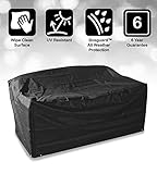 Color negro. Bosmere M234233 - Funda Sofa 2 plazas 160x68x87 cm - bmm665