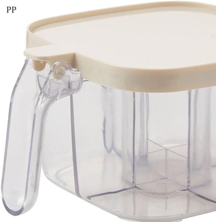 Spice Box Set Kitchen Household Four grid Jar