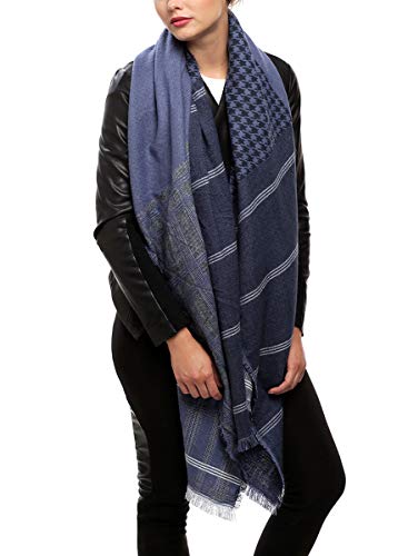 SERENITA Plaid blanket Scarf for Women, Shawls and Wraps, Oversized
