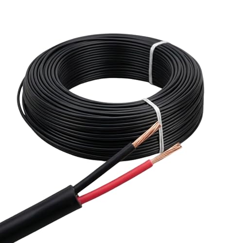 𝓓rumstone 100M CPR 23/76 2 Core Cable, Heavy Duty Electrical Wire...