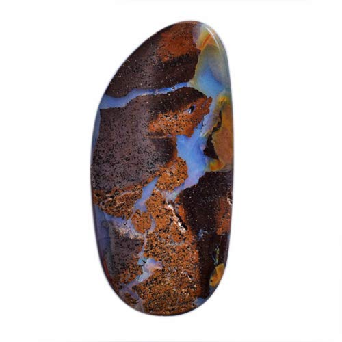Opale de feu australienne cabochon haut de gamme pour création de pendentif unique