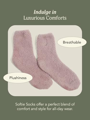 UnHide Softie Socks - Ultra-Plush Shleepy Material, Soft Fuzzy Socks for Women One Size Fits 5-114