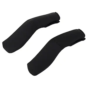 Toddler Stroller Handle Cover, 1pair Black Neoprene Kids Replacement Pushchair Handle Cover Elastic Dust Proof Protector Sleeve Stroller Accessory for Most Stroller Pushchair Pram
