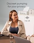 Eufy Pompe mammaire à l'usure E10, Pompe à sein électrique mains libres avec contrôle de l'application, rythmique intelligent personnalisé, aspiration de niveau hospitalier pour plus de lait, portable, fuite-proof & Ultra-Quiet