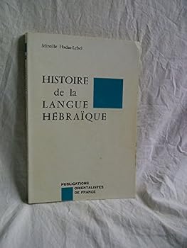 Paperback Histoire de la langue hébraïque des origines à l'époque de la Mishna (1986) [French] Book