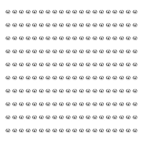 Bolas de acero inoxidable 1/4 uxcell G200 de alta precisión para rodamientos de maquinaria 200ud