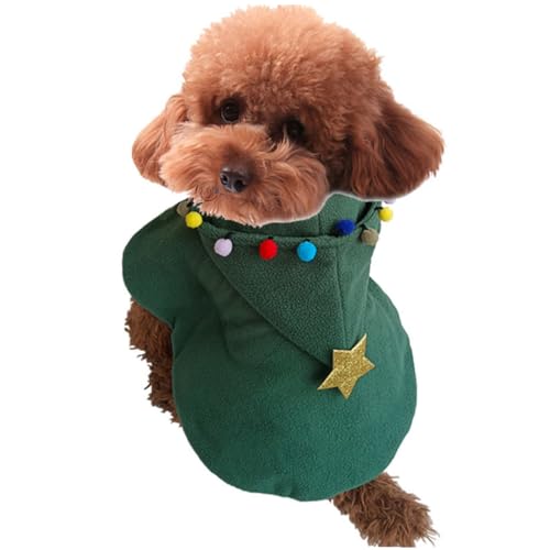 Disfraz para perro talla M color verde miniatura 5