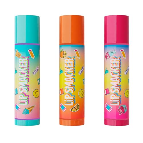 Lip Smacker Back to School Collection Spiral Notebook Trio, Kids Notebook Lip Balm Set, 3 Fun Pink Balms, Multicolor - Image 2