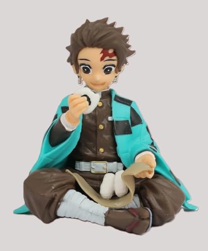 Image of Awestuffs Action Figure Limited Edition for Car Dashboard, Decoration, Cake, Office Desk & Study Table Tanji Sitting D Slayer