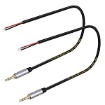 HIEbee – HIEbee 2-Pack Ersatz 3.5mm Stecker auf Bare Wire Open End TR