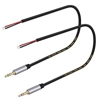 HIEbee – HIEbee 2-Pack Ersatz 3.5mm Stecker auf Bare Wire Open End TR