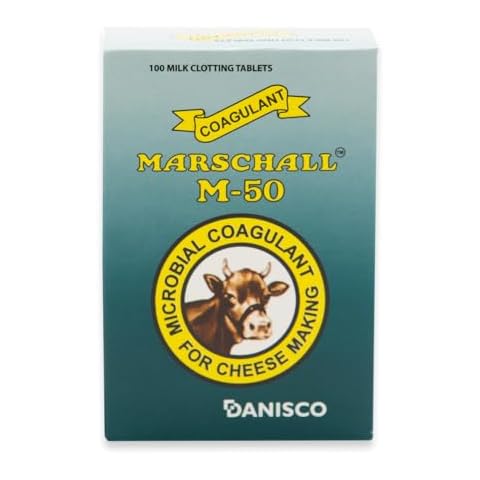 Marschall Rennet Tablet Vegetable Rennet Tablets 100 Tablets Box M-50 Cover
