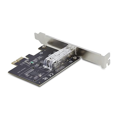 Image of StarTech 1-Port GbE SFP Network Card, 1000BASE Copper /Fiber Optic | 1GbE Controller, Single-Port Gigabit Ethernet NIC, Intel I210-IS, PCIe 2.1x 1, Desktop /Server Backplanes, P011GI-NETWORK-CARD