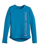 Under Armour Little Girls' Girls Drop Hem Vertical Logo Eggo