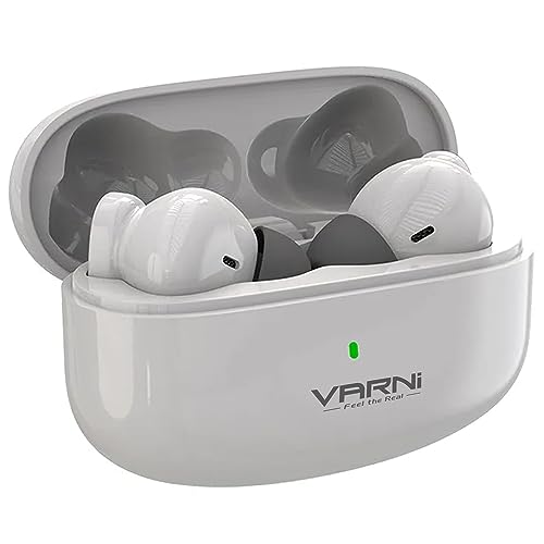 Image of VARNI Big-B Earbuds with 80Hrs Playtime,Touch Control, Lighting Fast Charging,IPX5 Bluetooth Headset (Black, True Wireless) (Grey)