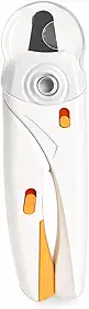 Cortador de Unhas para Cães e Gatos Kit Completo com Alicate Lixa e Luz de LED - Design Ergonômico para Corte Seguro e Preciso (Branco)