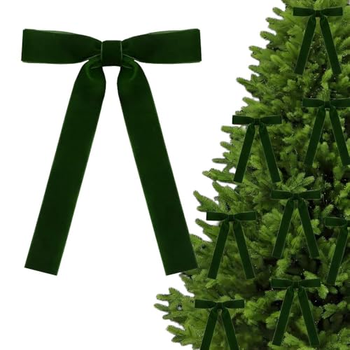 XFSRG 24 Stück Weihnachten Schleifen Kleine Deko Hochwertige...