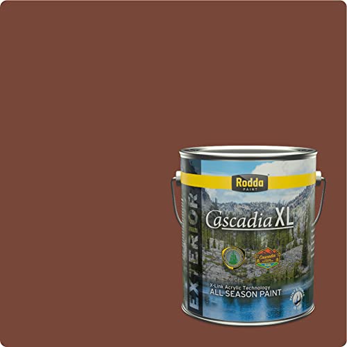 Rodda Paint CASCADIA XL Exterior Velvet All Seasons Paint & Primer in One, 1-Gallon, Smoked Salmon