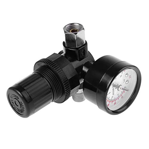 1/4 "manometr regulatora ciśnienia powietrza reduktor 12 Bar 180 PSI manometr pistolet natryskowy zawór ciśnieniowy Gauge Drop Ship DokłAdna Kalibracja