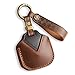 WUZUTU Soft Leather Durable Car Key Fob Case Compatible with Chery Jetour Traveller T1 Freedom Shanhai 2024 2025 Full Coverage Good Protection Smart Control Key Shell Key case 4 Buttons-Brown