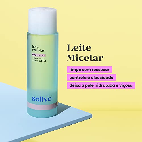 Sallve, Água Micelar 200ml - Leite de Arroz + Niacinamida