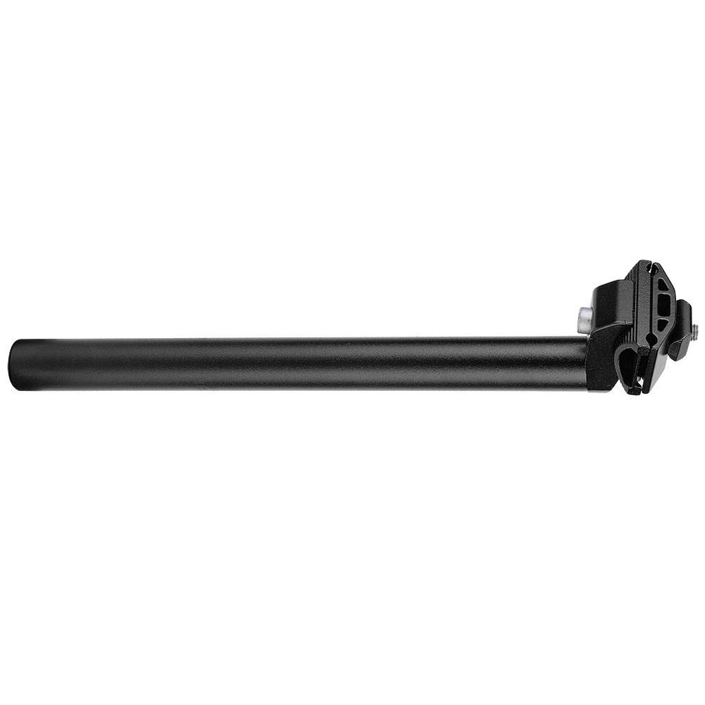 Dioche Zadelpen, 25,4 x 300 mm, stootvaste zadelpen van aluminiumlegering voor mountainbikes en racefietsen (zilver