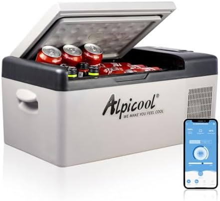 Bild 13 - Alpicool C20 20L Kompressor Kühlbox 12v Mini Kühlschrank Klein Elektrische Camping-Gefrierbox Tragbare für Auto, Lkw, Boot, RV und Steckdose, -20℃-20℃, mit USB Anschluss
