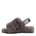Produktbild UGG Damen fluff yeah slide Slip on Slipper, Charcoal, 39 EU