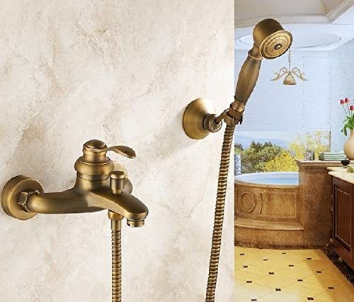 Robinet de Baignoire Ergonomique pour Remplissage Rapide avec Kit Douche Pratique Atf028